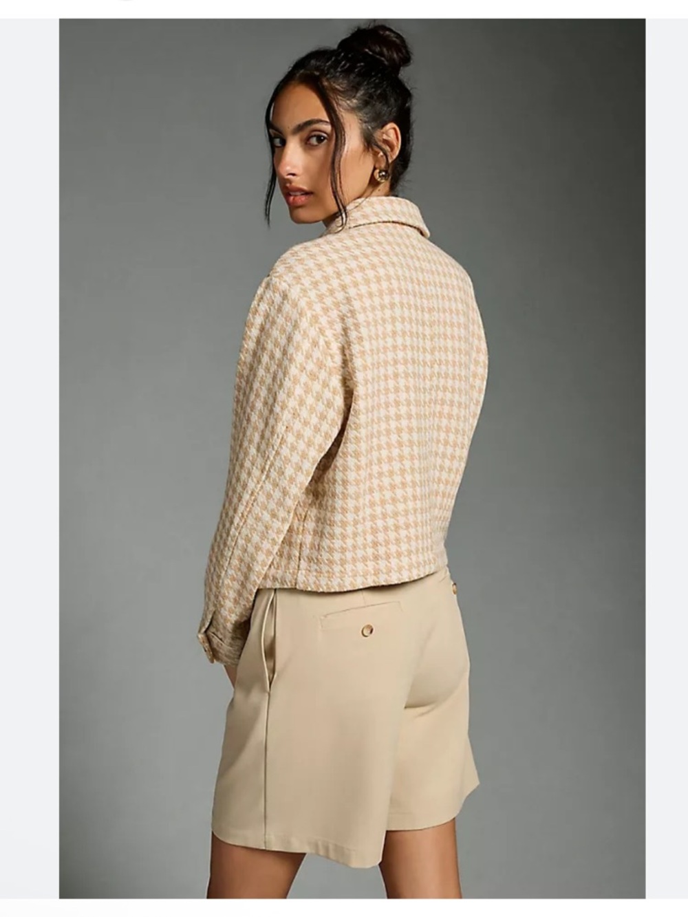 Dolan Houndstooth Printed Medium 
Jacket Anthropologie - Picture 3 of 14